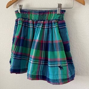 Abercrombie & Fitch Vintage Y2K Plaid Tiered Mini Skirt w/Pockets - Size Small